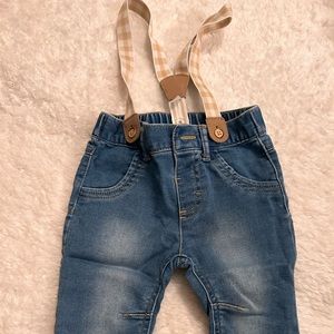 Cat & Jack long sleeves and suspenders!